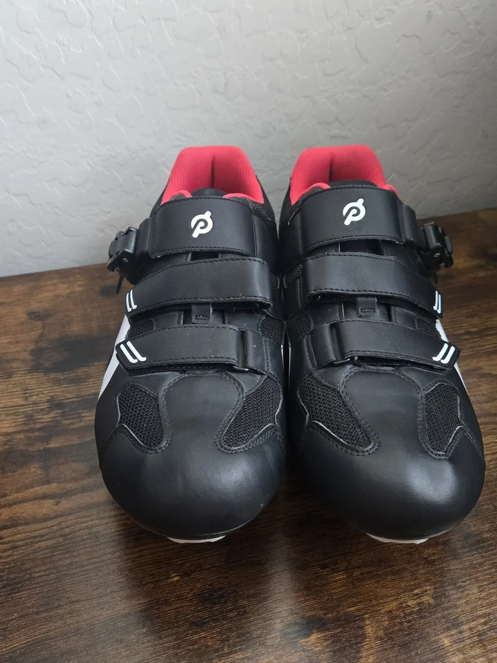 Peloton Indoor Cycling Shoes Size 47 EU / US 13 Men’s - Black/Red w/ Cleats